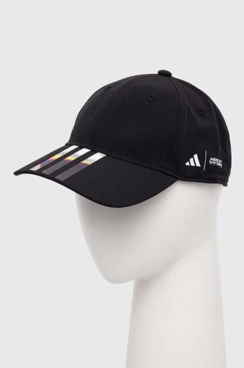 Šiltovka adidas Pride čierna farba, s nášivkou, IZ5016