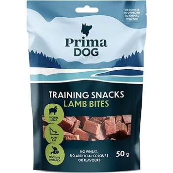 PrimaDog Výcvikové maškrty pre psov – jahňacie kúsky 50 g (6430056888293)