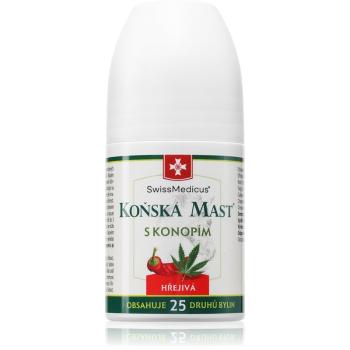 SwissMedicus Koňská mast s konopím hřejivá roll-on 90 ml