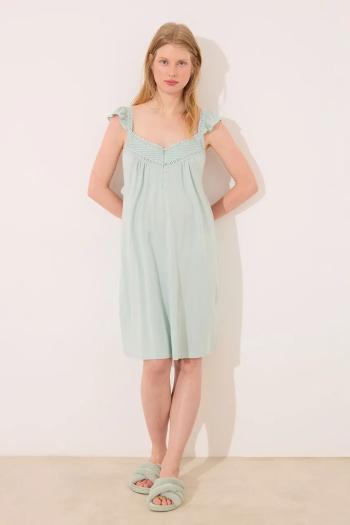 Nočná košeľa women'secret zelená farba, 3639172