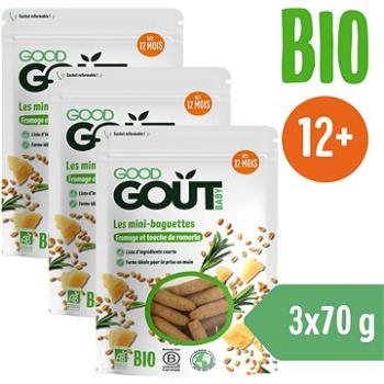 Good Gout Mini bagetky s rozmarínom a syrom 3× 70g (8594200260460)