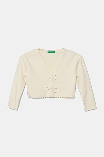 Detský sveter United Colors of Benetton béžová farba, ľahké, 1W25G600F