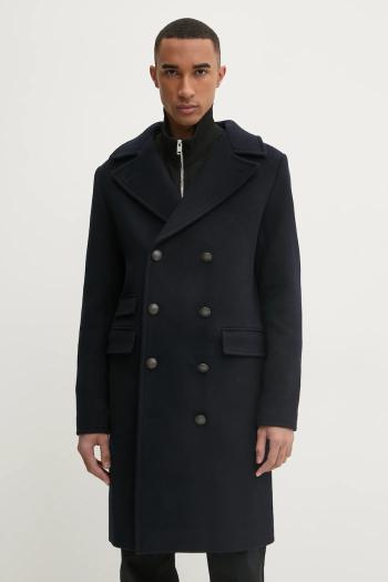 Kabát Superdry pánsky, tmavomodrá farba, prechodný, M5011884A-98T