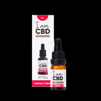 I AM CBD Full Spectrum CBD olej 15% s melounovou příchutí 10 ml