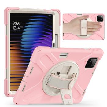 SOLID Odolný obal pre Xiaomi Pad 7 / 7 Pro svetloružový