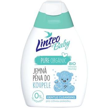 LINTEO BABY Pena do kúpeľa s BIO nechtíkom lekárskym 250 ml (8594158373601)