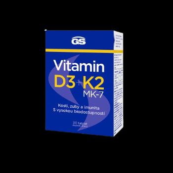GS Vitamín D3+K2 30 tabliet