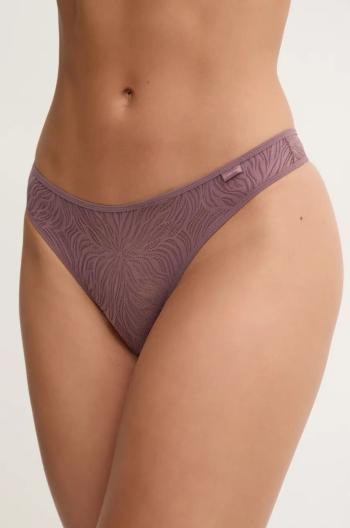 Tangá Calvin Klein Underwear fialová farba, 000QF6878E