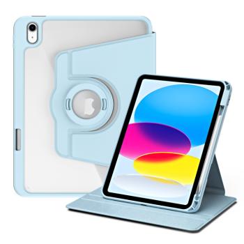 CRYSTAL FLEXI 2v1 Zaklápacie puzdro pre Apple iPad 2025 / iPad 2022 svetlomodré