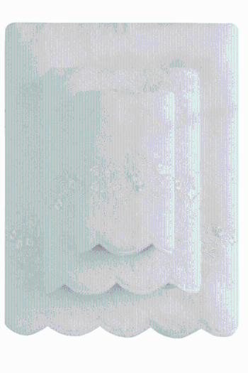 Soft Cotton Uterák SILVIA s čipkou 50x100cm Biela