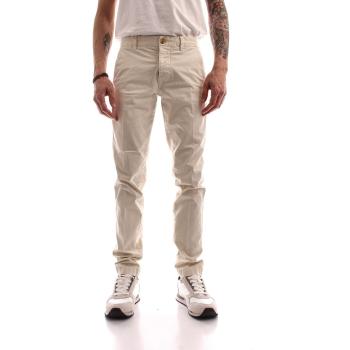 Blauer  22SBLUP01293006000  Nohavice Chinos/Nohavice Carrot Biela