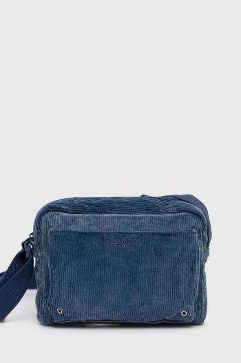 Menčestrová taška Levi's tmavomodrá farba, D7875-0006