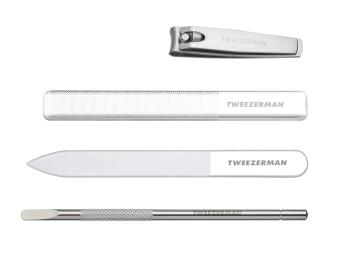 Tweezerman Súprava na manikúru so sklenenými pilníkmi Glass Manicure Set