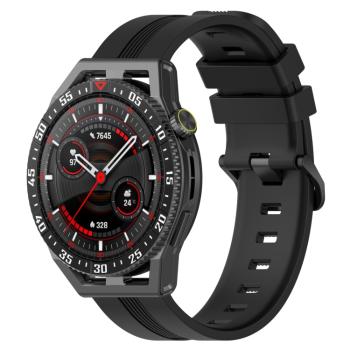 RUBBER Silikónový remienok Huawei Watch Buds / GT3 SE / GT3 Pro 46mm čierny