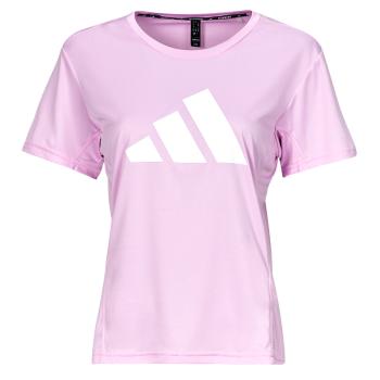 adidas  RUN IT TEE  Tričká s krátkym rukávom Fialová