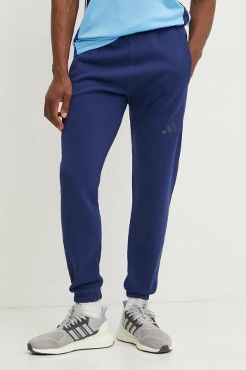 Tepláky adidas ALL SZN tmavomodrá farba, jednofarebné, JC5361