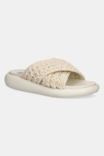 Šľapky Steve Madden Guideline béžová farba, na platforme, SM11003828