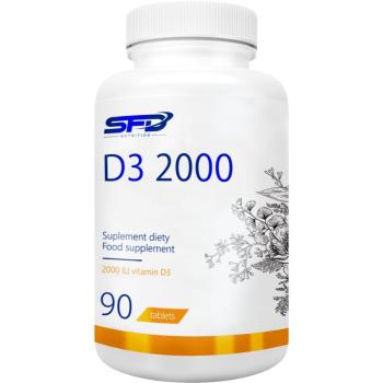 SFD Nutrition D3 2000 IU tablety na podporu imunitného systému a pre normálny stav zubov 90 tbl