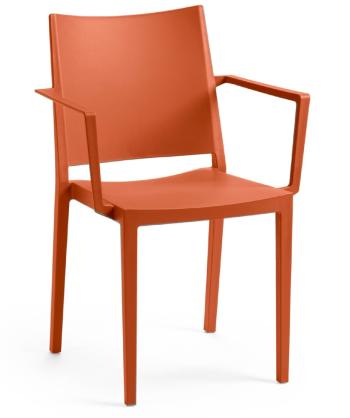 ArtRoja Záhradná stolička MOSK ARMCHAIR Farba: Tehlová