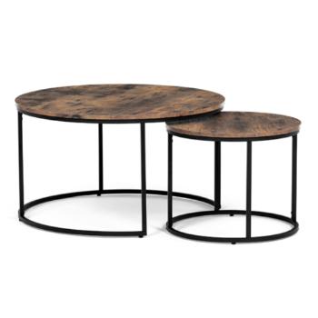 Konferenčný stolík Autronic 80 cm hnedý MDF AF-3002 OLW