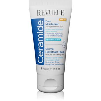 Revuele Ceramide Face Moisturizer SPF 25 denný ochranný krém pre suchú až veľmi suchú pleť SPF 25 50 ml