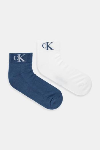 Ponožky Calvin Klein Jeans 2-pak čierna farba, 701228805