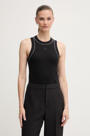 Top Dkny čierna farba, DJ5T1380