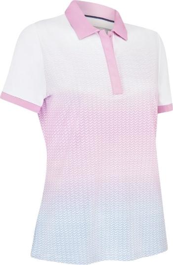Callaway Chev Gradient Short Sleeve Womens Brilliant White L Polo košeľa