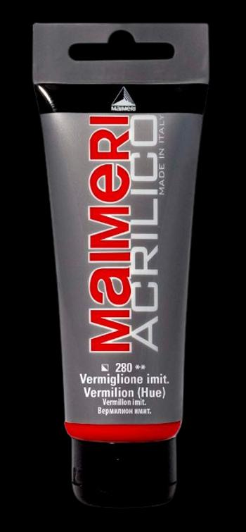 MAIMERI ACRILICO - Akrylové farby 280 - vermilion hue, 0,075 L