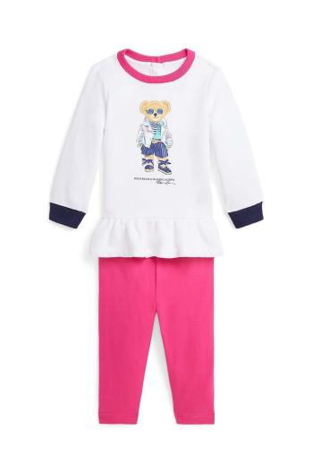 Sada pre bábätká Polo Ralph Lauren ružová farba