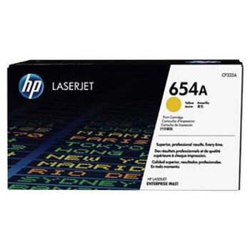 HP 654A CF332A žltý (yellow) originálny toner