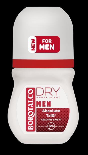 BOROTALCO MEN Dry Amber Scent, Deodorant Roll-On pre mužov 50 ml