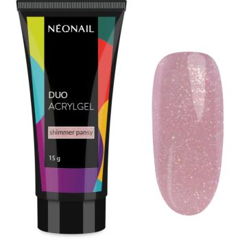 NEONAIL Duo Acrylgel Shimmer Pansy gél pre modeláž nechtov 15 g