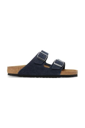 Semišové šľapky Birkenstock Arizona tmavomodrá farba, 1030895