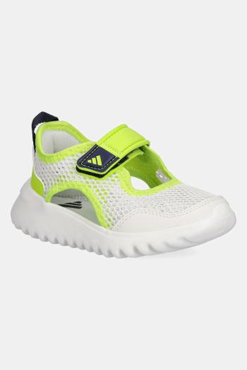 Detské sandále adidas SUMMERFLEX zelená farba, IH1009