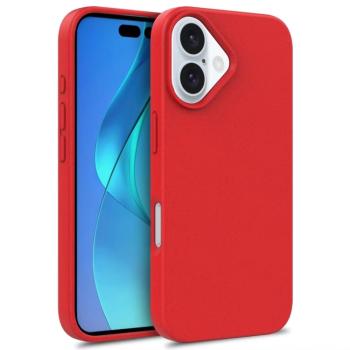 ECO RUBBER Ochranný obal Apple iPhone 16 červený