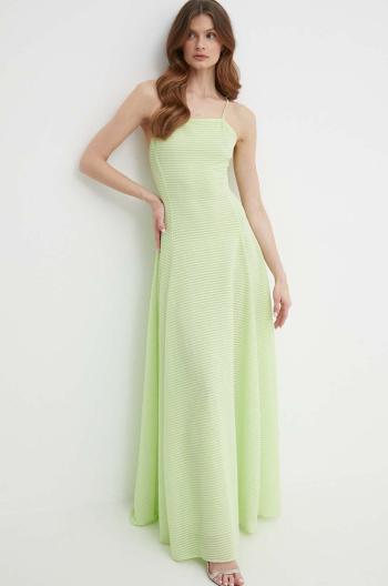 Šaty Emporio Armani zelená farba, maxi, áčkový strih, 3D2A7J 2JJHZ