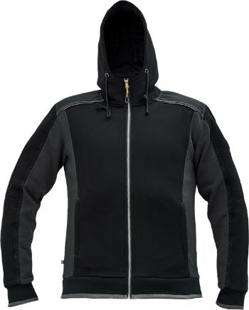 DAYBORO mikina s kapucňou tm.hnedá 4XL