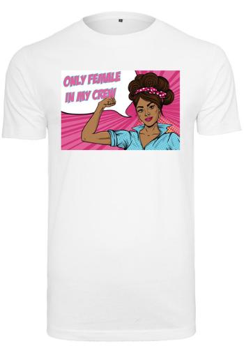 Mr. Tee Ladies Only Female Tee white - XS