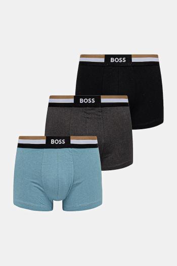 Boxerky BOSS 3-pak čierna farba, 50516542