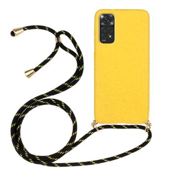 ROPE Kryt so šnúrkou Xiaomi Redmi Note 11 / Note 11S žltý