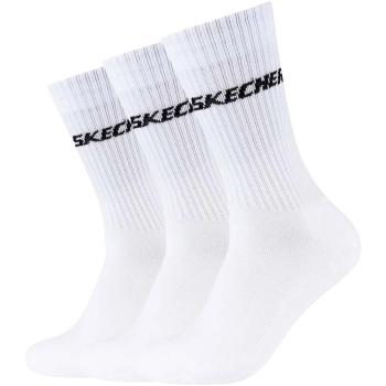 Skechers  3pk Tennis Cushioned Long Socks  Športové ponožky Biela