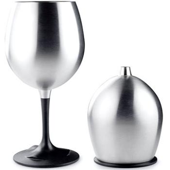 GSI Outdoors Glacier Stainless Nesting Red  Wine Glass (090497633102)