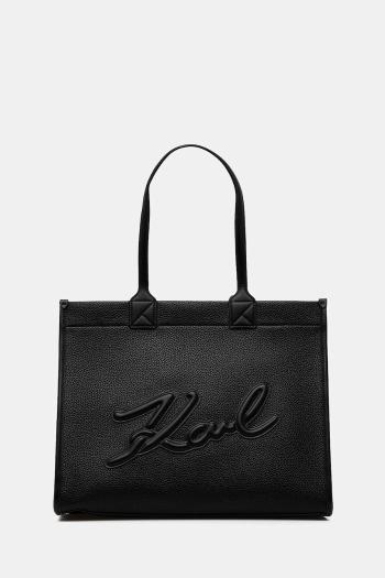 Kabelka Karl Lagerfeld čierna farba, A1W30041