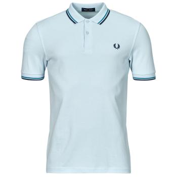 Fred Perry  TWIN TIPPED FRED PERRY SHIRT  Polokošele s krátkym rukávom Modrá