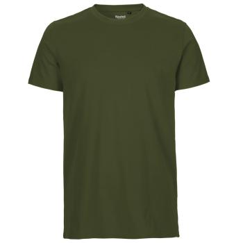 Neutral Pánske tričko Fit z organickej Fairtrade bavlny - Military | L