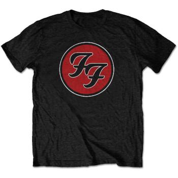 Foo Fighters tričko FF Logo Čierna XXL