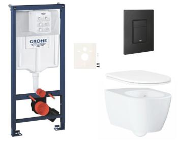 Závesný wc set do ľahkých stien / predstenová montáž GROHE Essence SIKOGRSESEKF0