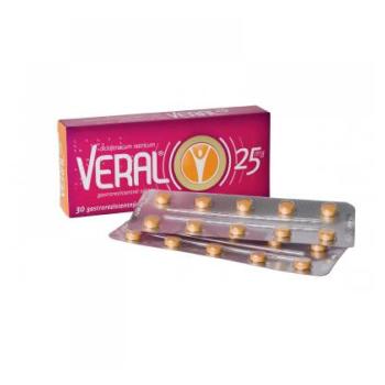 VERAL 25 mg 30 tabliet