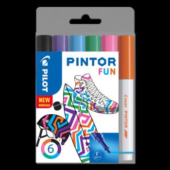 PILOT Pintor, kreativní popisovač, Fine, sada 6 ks, Creative